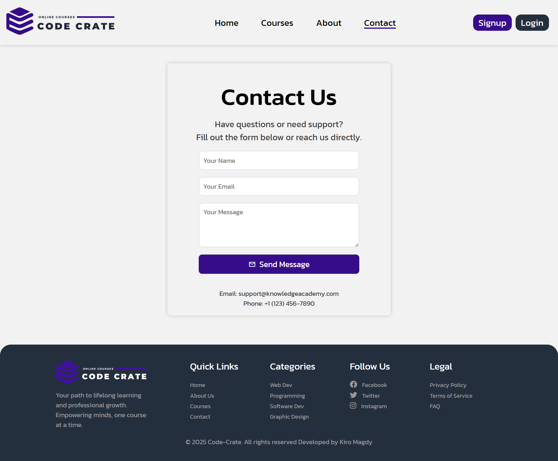 Contact Us